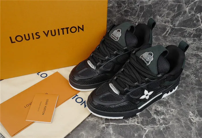 SNEAKER Giant discount LOUIS SKATE Huge reduction BLACK LV WHITE VUITTON