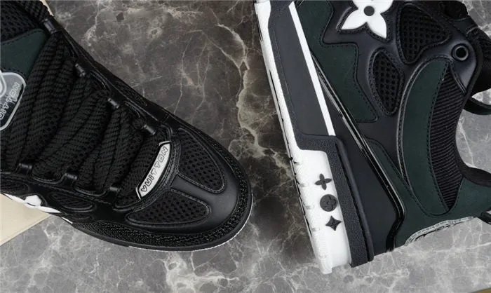 SNEAKER Giant discount LOUIS SKATE Huge reduction BLACK LV WHITE VUITTON