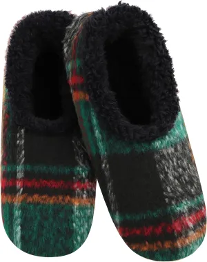 Snoozies Mens Slippers Indoor Plaid, Cord, or Camo, Sherpa Fleece-Lined Slippers Socks Non-Skid, Mens House Shoes, Male Gifts