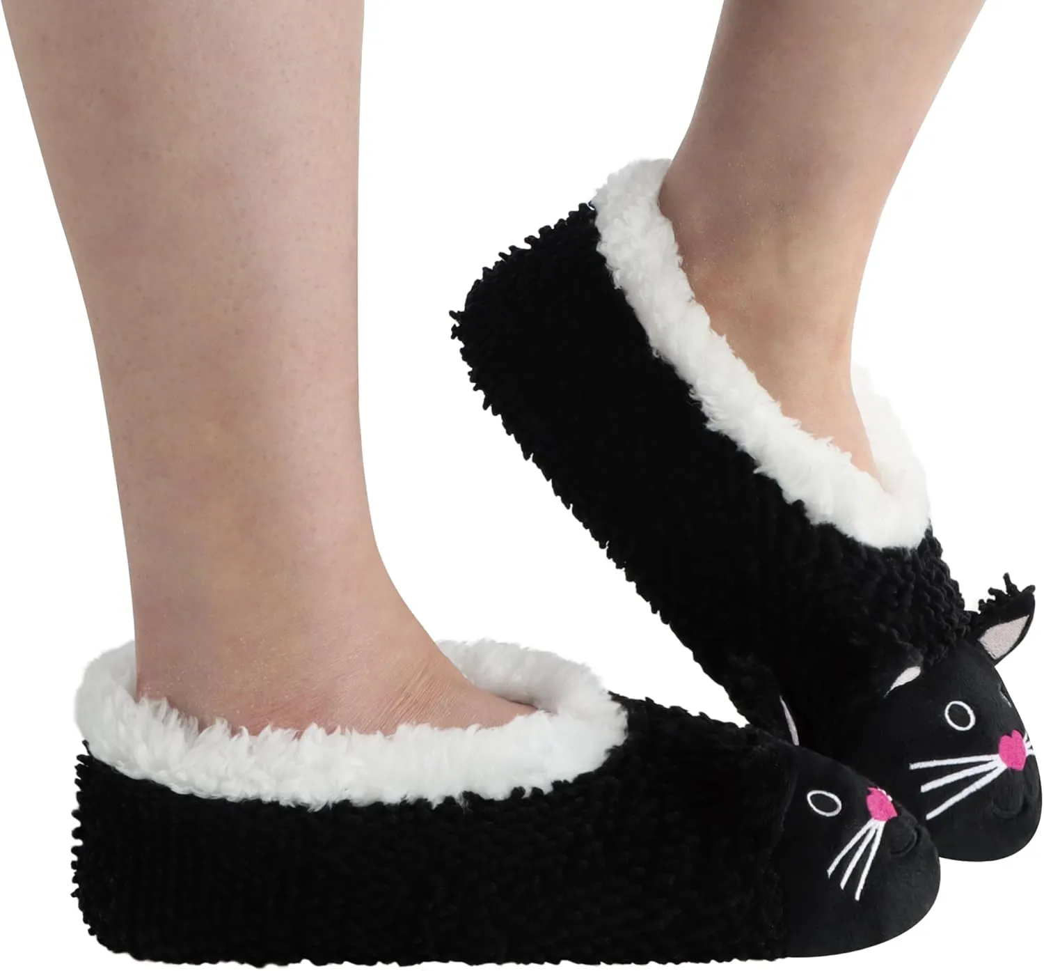 Snoozies Whimsical Cute Animal Slipper Socks for Women, Cat Slippers, Animal Slippers, Valentine Gifts for Women 2024