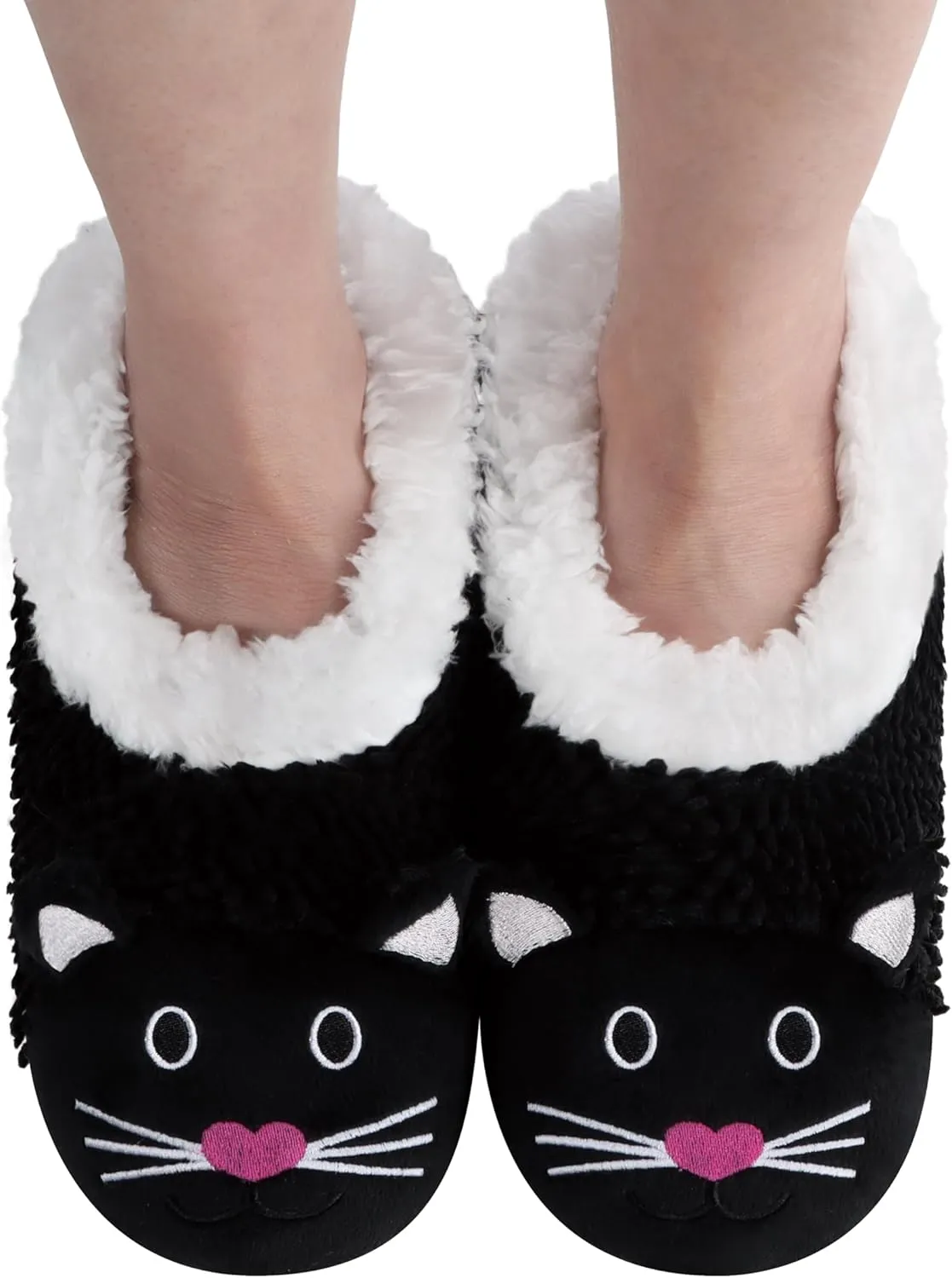 Snoozies Whimsical Cute Animal Slipper Socks for Women, Cat Slippers, Animal Slippers, Valentine Gifts for Women 2024