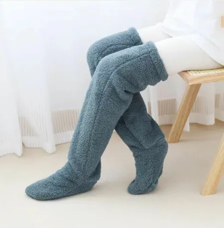 Soft Fluffy Sock Slipper Plush Cozy Socks