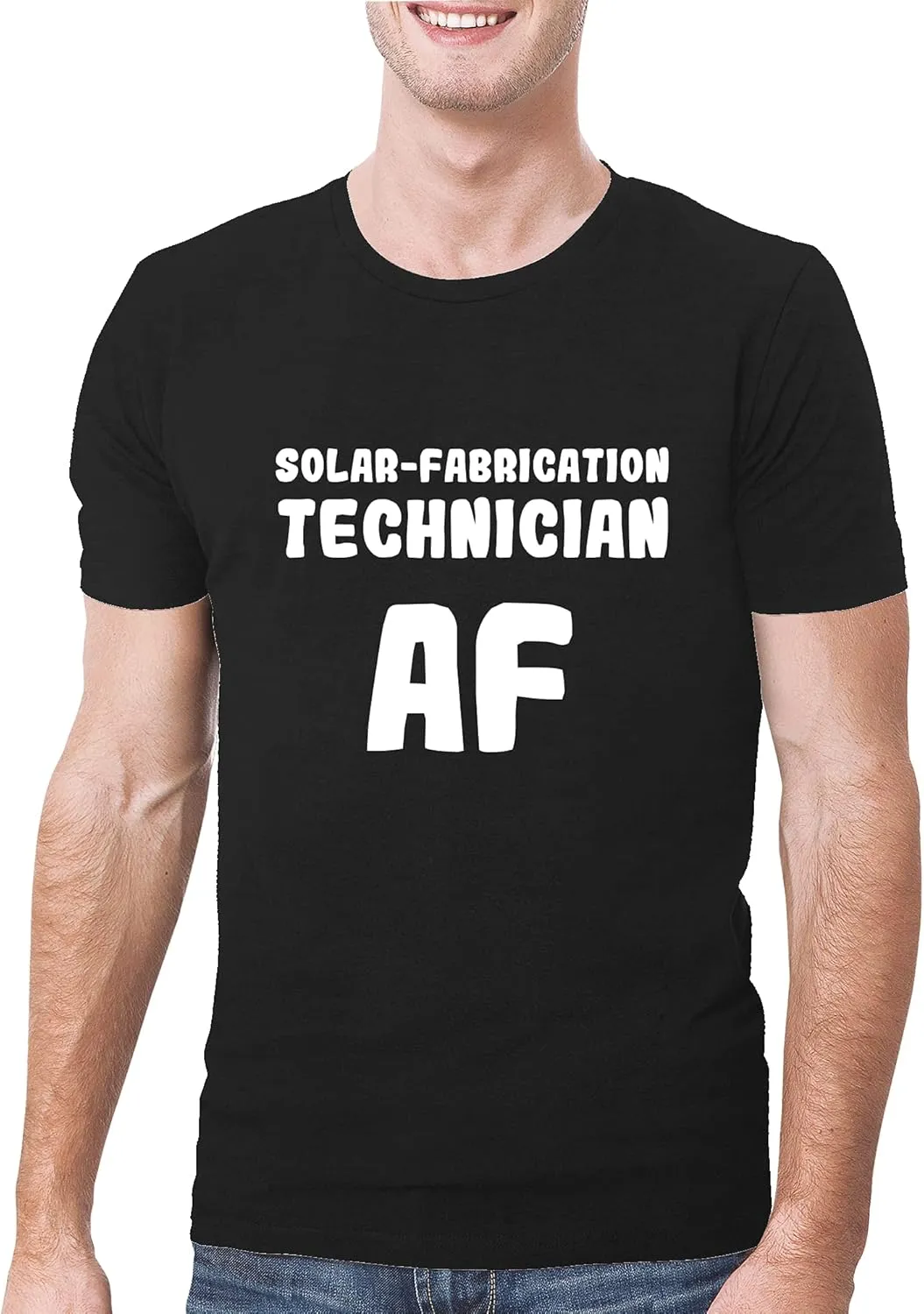 Solar-Fabrication Technician AF - A Soft & Comfortable Men's T-Shirt, Black, XXX-Large