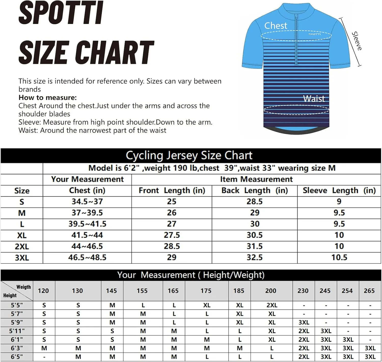 Spotti Men's Cycling Bike Jersey Short Sleeve with 3 Rear Pockets- Moisture Wicking, Breathable, Quick Dry Biking Shirt