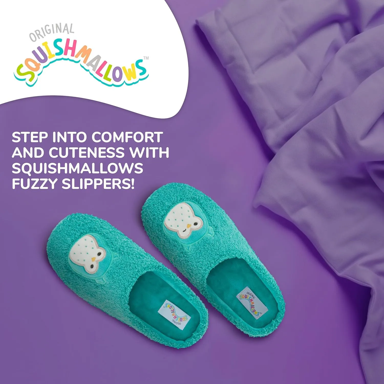 Squishmallows Kids Slippers and Womens Slippers Gifts for Women Extra Cozy Fuzzy House Slippers Slip On