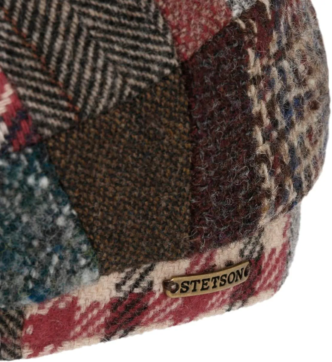 Stetson Hatteras Patchwork Mix Flat Cap Men - Made in The EU