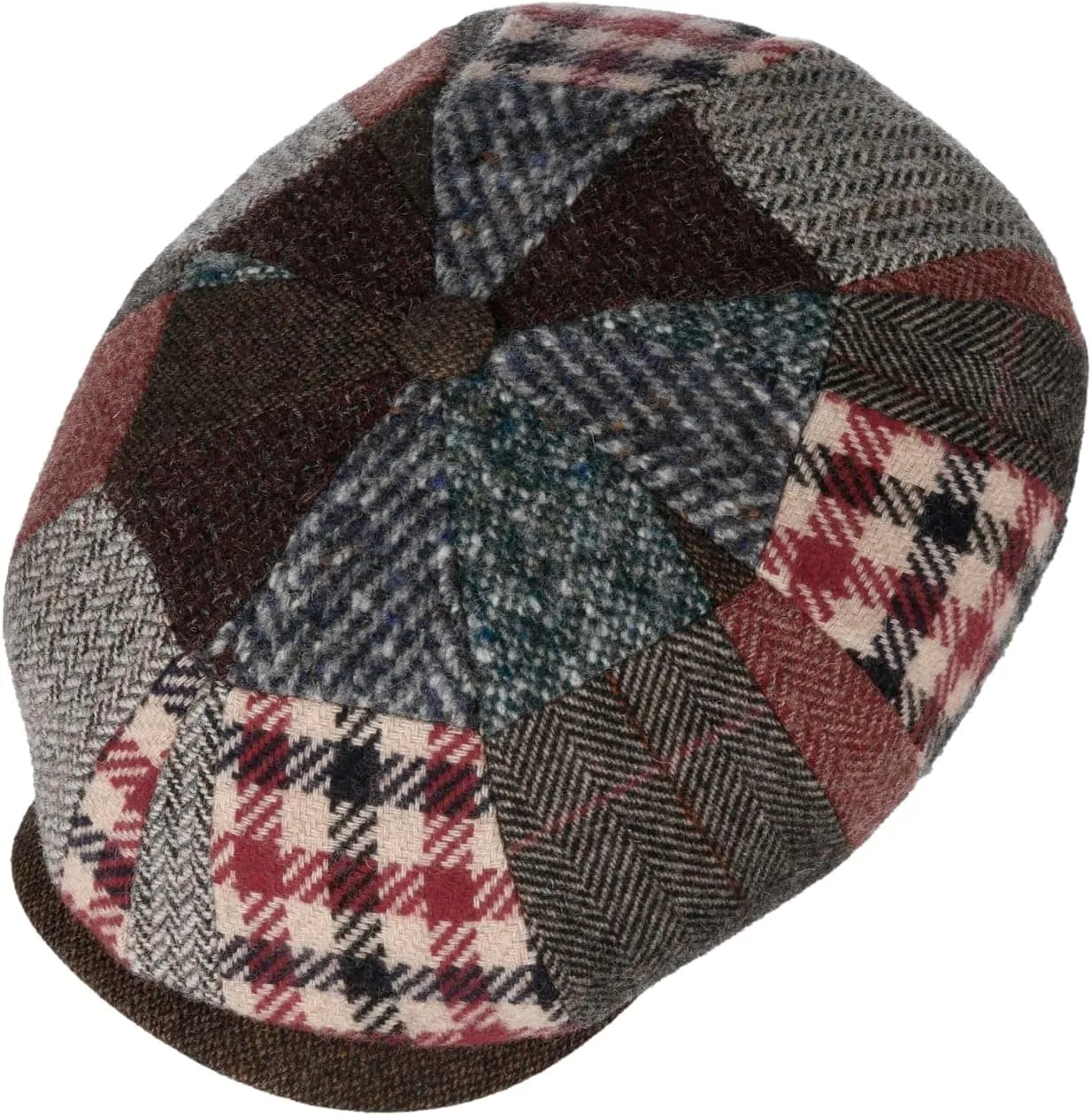 Stetson Hatteras Patchwork Mix Flat Cap Men - Made in The EU