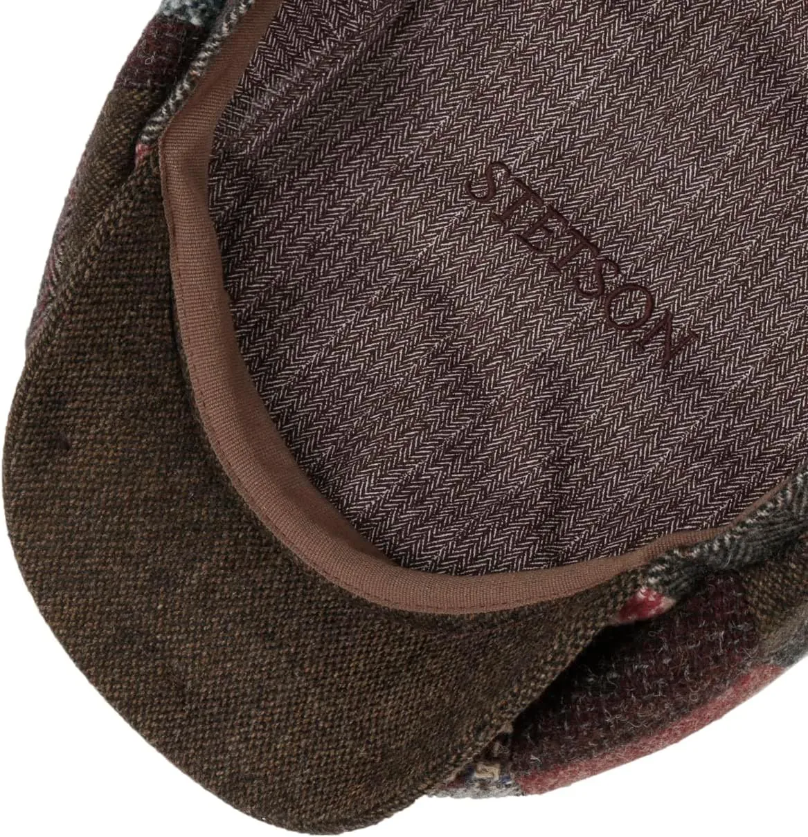 Stetson Hatteras Patchwork Mix Flat Cap Men - Made in The EU