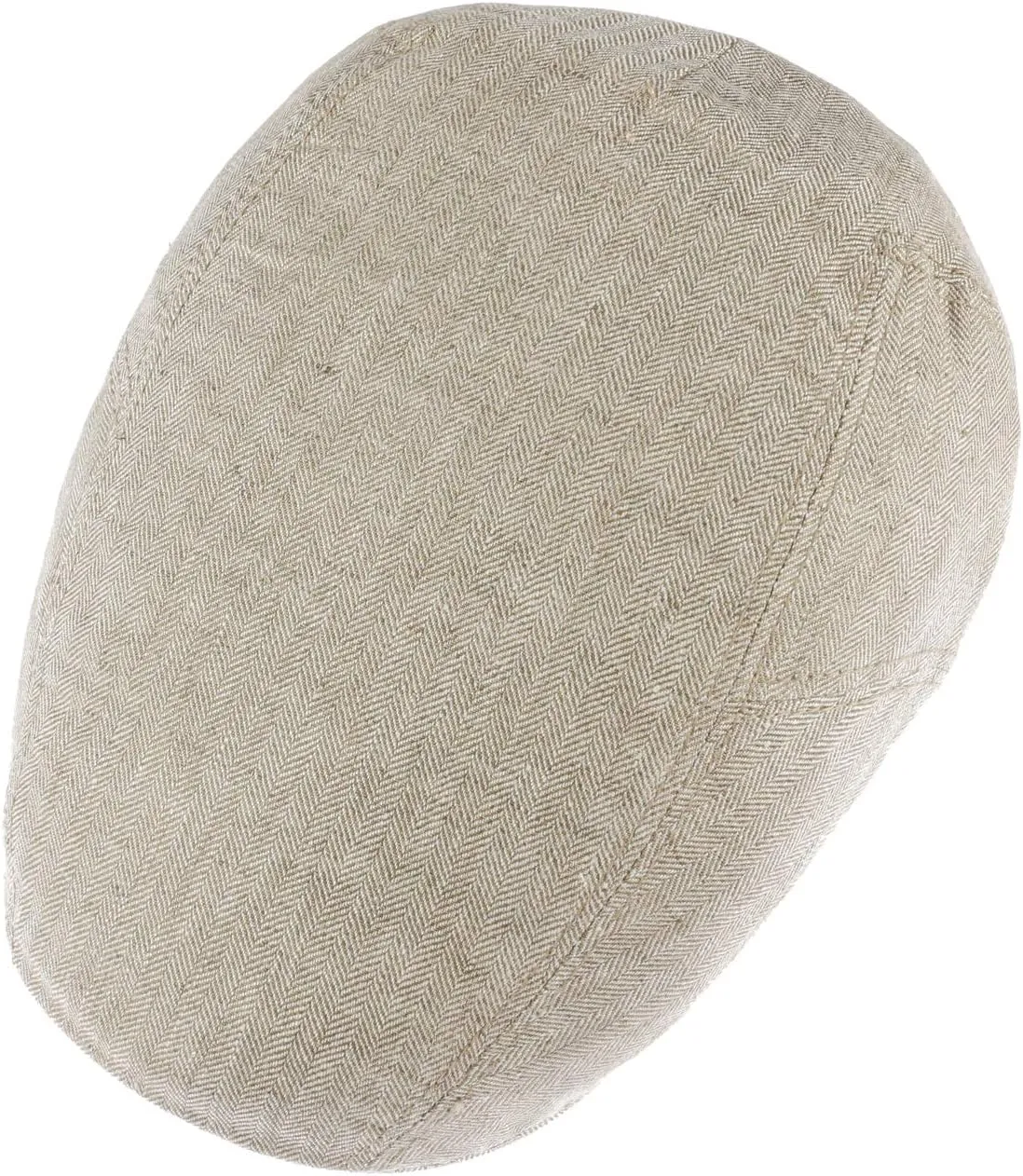 Stetson Herringbone Linen Flat Cap Men | Made in The EU