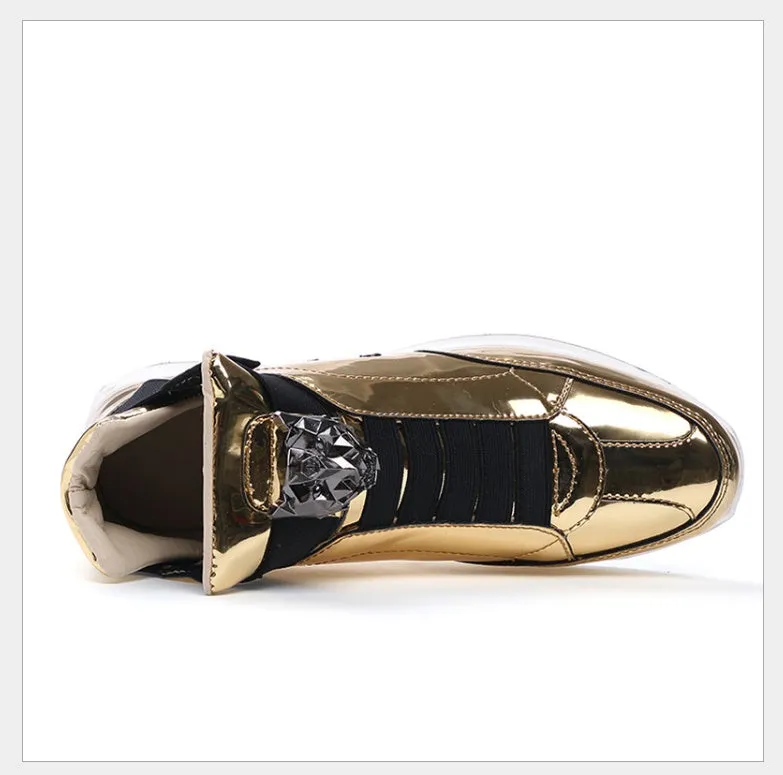 Street Golden Men's Shoes | Comfortable Sneakers