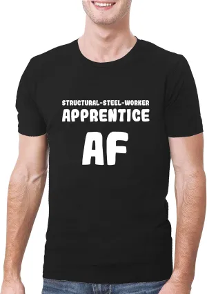 Structural-Steel-Worker Apprentice AF - A Soft & Comfortable Men's T-Shirt, Black, Large