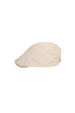Summer Linen Flat Cap