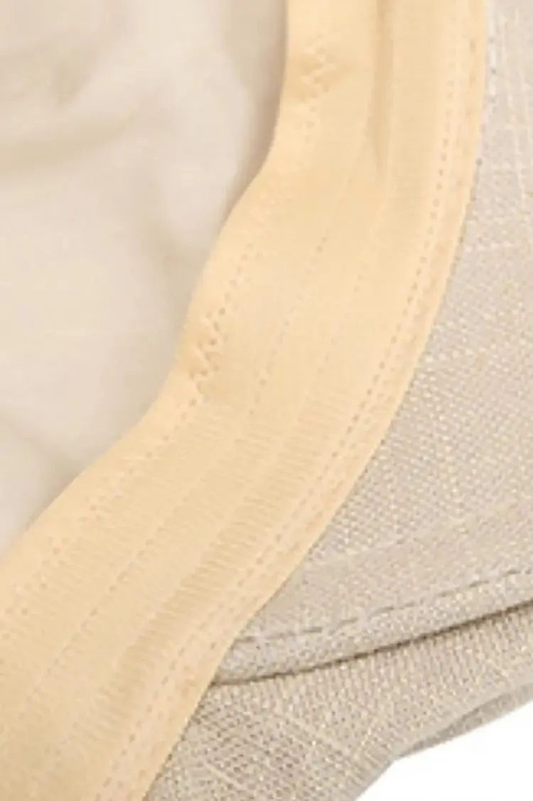 Summer Linen Flat Cap