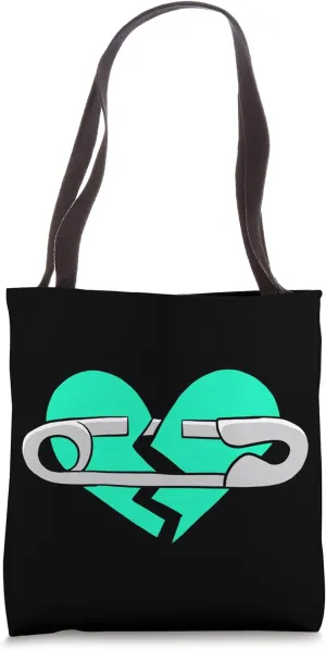 Teal Aqua Healing In Progress Teal Aqua Graphic Tote Bag