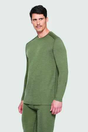 Terramar Men's Ultra Merino Long Sleeve Crew Top