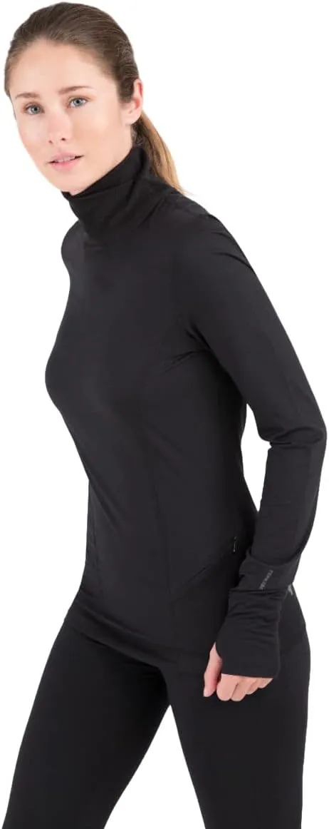 Terramar Women's Cloud Nine 4-Way Stretch Brushed Turtle Neck