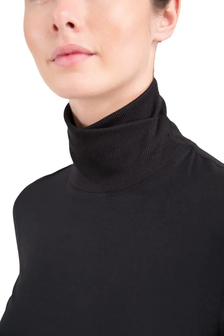 Terramar Women's Cloud Nine 4-Way Stretch Brushed Turtle Neck