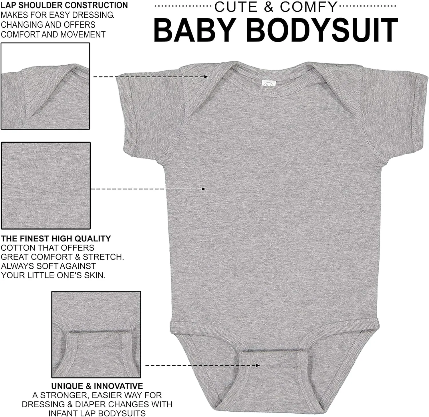 The Future Is Female Baby Bodysuit - Cute Feminist Girl Power Aunt Baby Clothes Romper Jumpsuit Announcement Shower Gifts