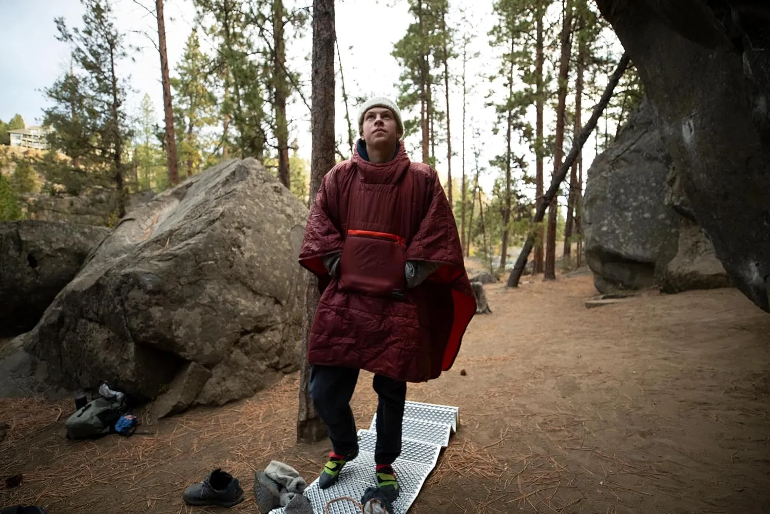 Therm-a-Rest One Size Honcho Poncho Wearable Hoodie Blanket