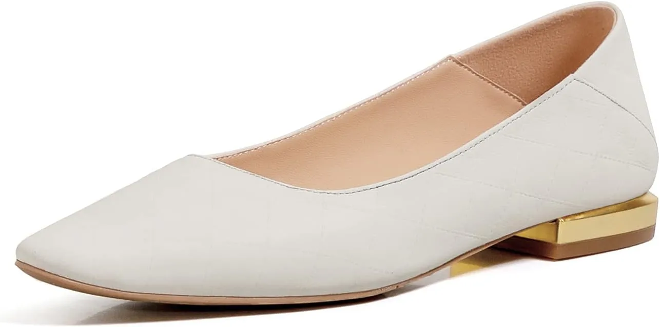 TinaCus Women's Handmade Genuine Leather Comfortable Flat Loafer Shoes
