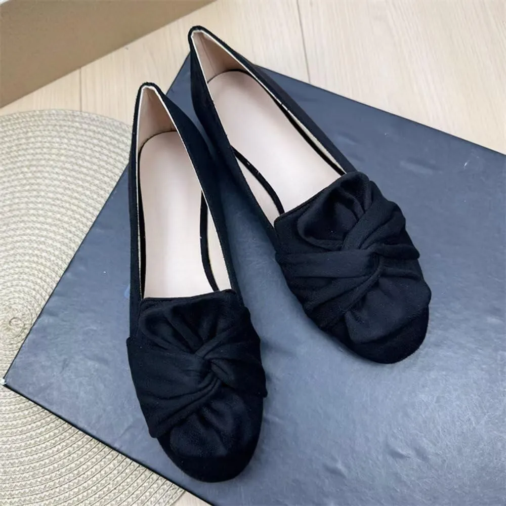 TN TANGNEST Women Fashion Pointed Toe Dress Shoes Comfortable Flat Ballet Shoes