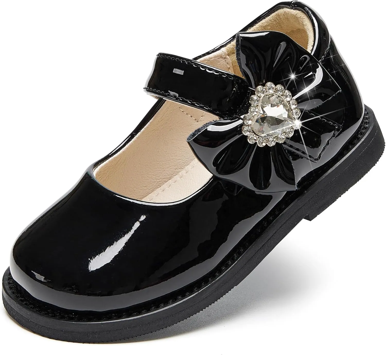 Toddler Girls Mary Jane Flats Oxford Dress Shoes-Little Girls School Shoes Uniform Wedding