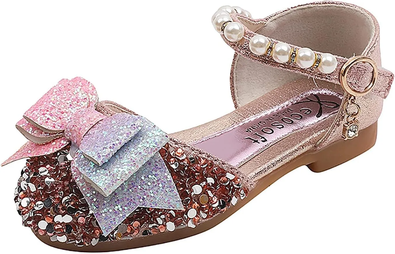 Toddler Pool Shoes Toddler Baby Casual Princess Dress Shoes Comfortable Flat Outdoor Girl Big Girls Ballet Slippers