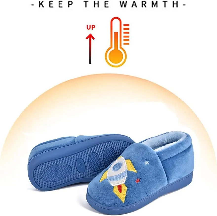 Toddler Slippers Boys Girls House Shoes Little Kids Home Indoor Bedroom Cute Warm Winter Slipper