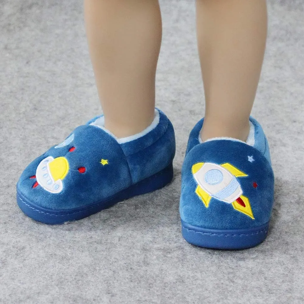 Toddler Slippers Boys Girls House Shoes Little Kids Home Indoor Bedroom Cute Warm Winter Slipper
