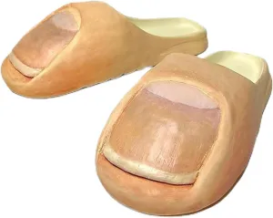 Toenail Slippers Toe, Big Toe Slides, Toe Slides Adult Autumn Winter Slippers Warm Home Shoes, for Mens Womens Indoor Outdoor