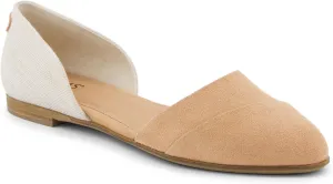 TOMS Women's, Jutti Dorsay Flat Natural