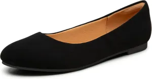 Trary Flats for Women Dressy Comfortable, Ballet Flat,Black Nude Flats Shoes