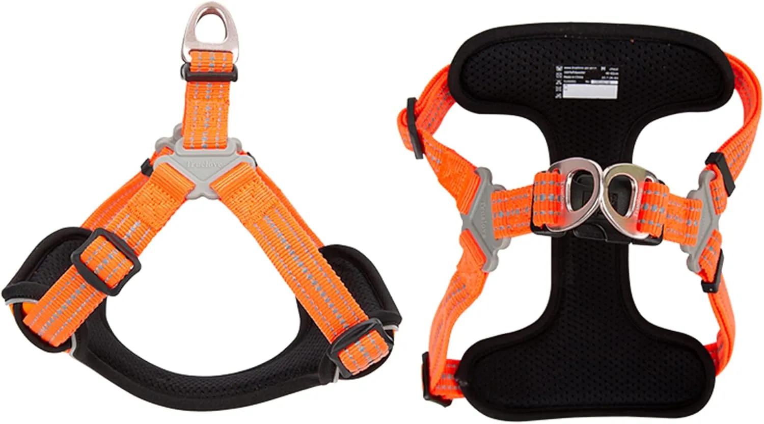 TRUE LOVE Dog Harness TLH5991 Anti Pull Safety Vest Step-in Style Harness for More Comfort and Less Tug Reflective Pet Harness by Truelove