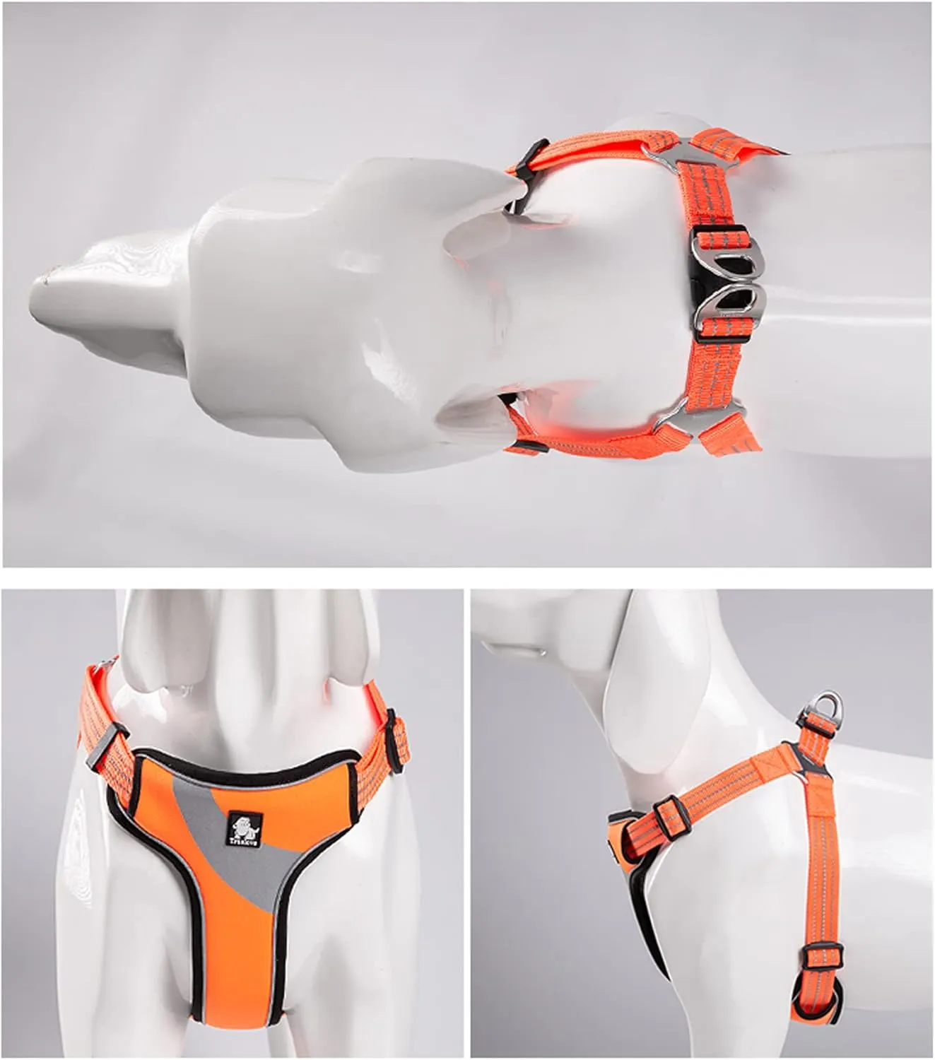 TRUE LOVE Dog Harness TLH5991 Anti Pull Safety Vest Step-in Style Harness for More Comfort and Less Tug Reflective Pet Harness by Truelove