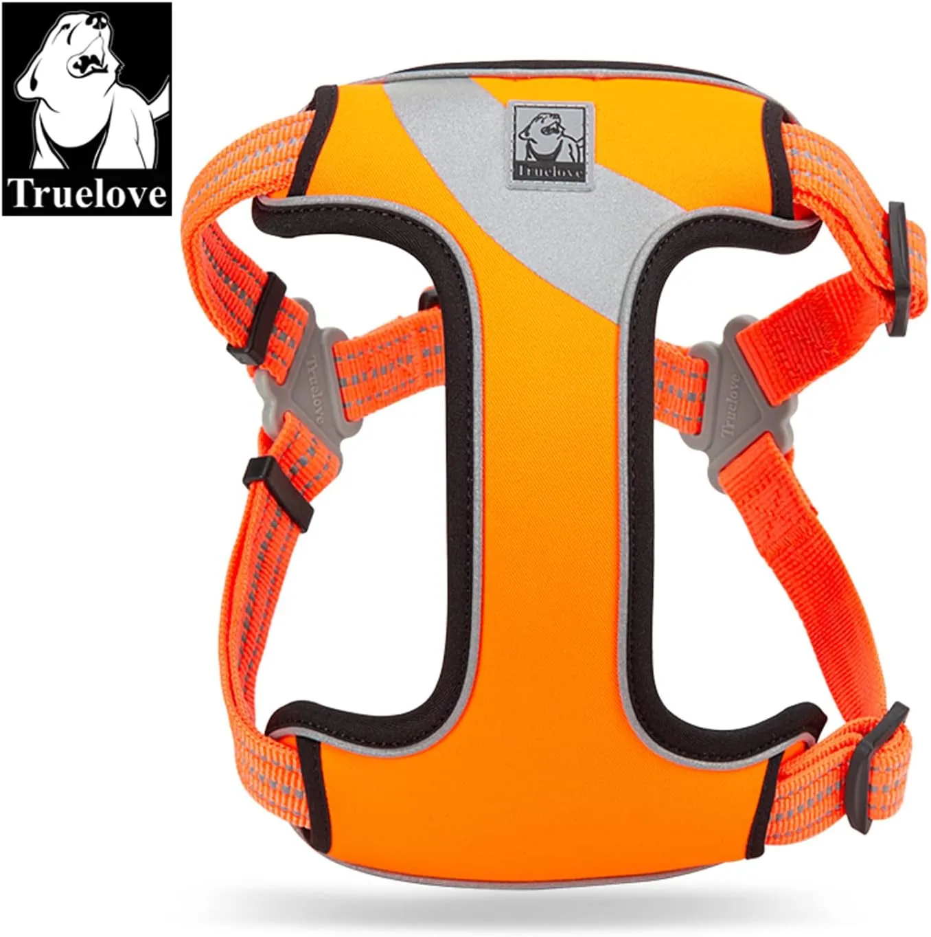 TRUE LOVE Dog Harness TLH5991 Anti Pull Safety Vest Step-in Style Harness for More Comfort and Less Tug Reflective Pet Harness by Truelove