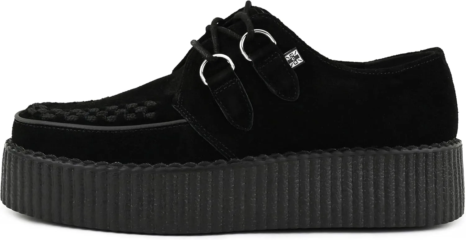 T.U.K. Women's V7757 Creeper Oxford,Black,7 M US