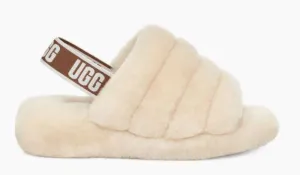 Ugg Natural Fluff Yeah Womens Slide 1095119-NAT