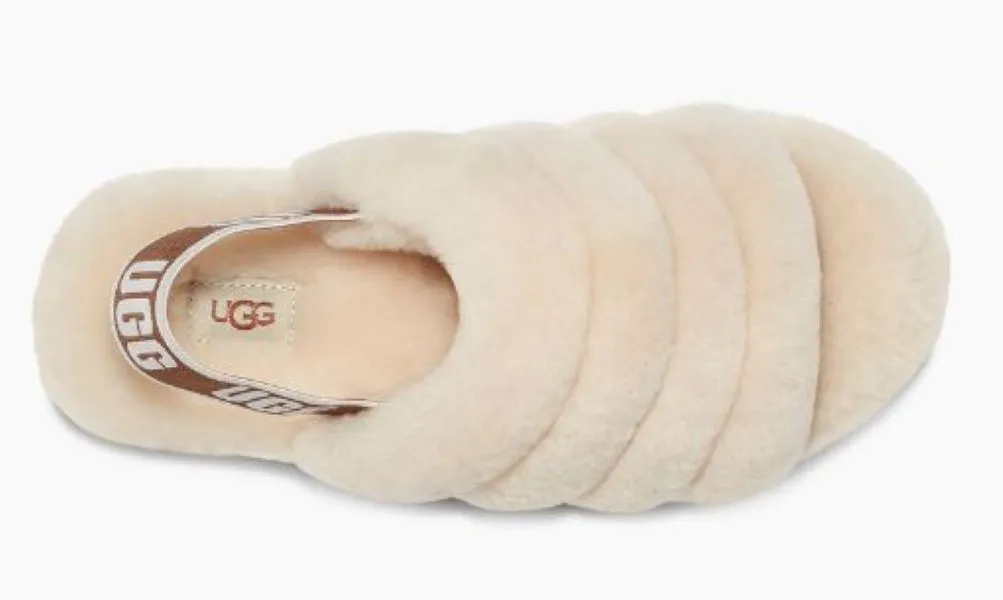 Ugg Natural Fluff Yeah Womens Slide 1095119-NAT