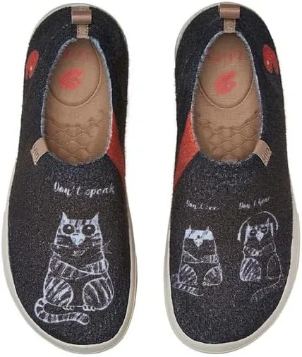 UIN Men's Art Travel Walking Shoes Slip On Casual Lightweight Wide Toe Comfort Fashion Sneaker Toledo Ⅳ Ⅷ Ⅸ Ⅻ