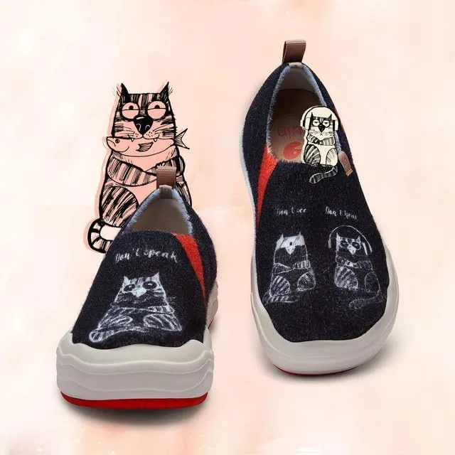 UIN Men's Art Travel Walking Shoes Slip On Casual Lightweight Wide Toe Comfort Fashion Sneaker Toledo Ⅳ Ⅷ Ⅸ Ⅻ