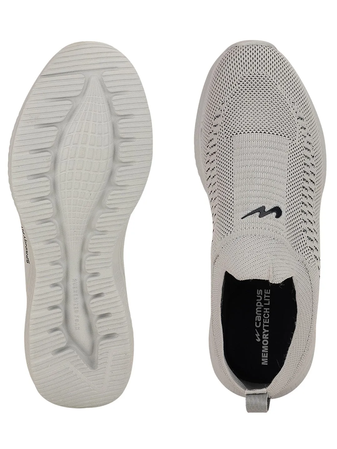 VAYU Grey Men's Walking Shoes