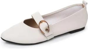 VenusCelia Women's Mary Jane Flat Shoe