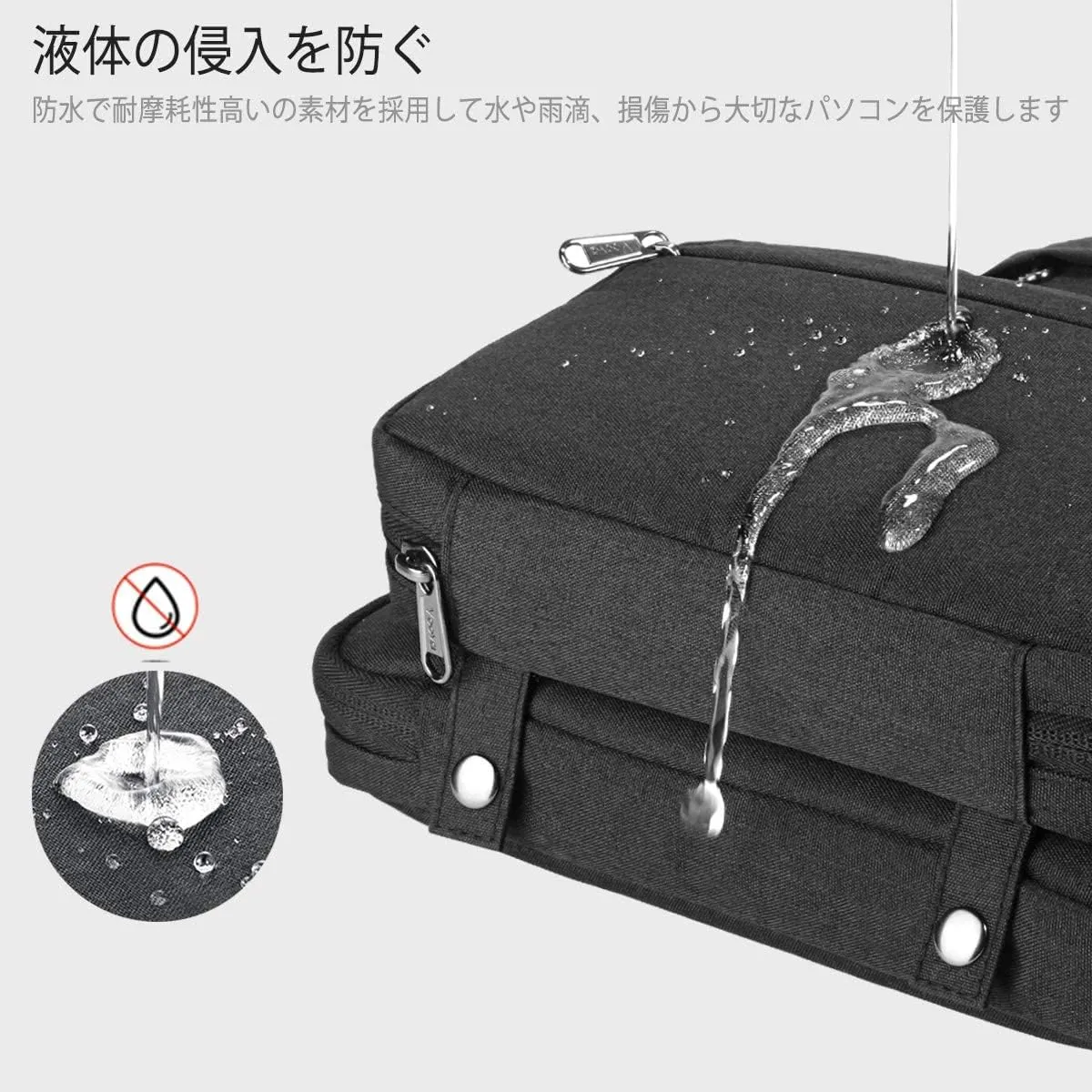 Voova Laptop Sleeve Case 15.6 Inch Compatible with MacBook Air 15 M2/M3/M4, MacBook Pro 15/16, 15-16" Hp Lenovo Dell Acer Asus, 2 in 1 Waterproof Computer Bag with Detachable Accessory Pouch, Black