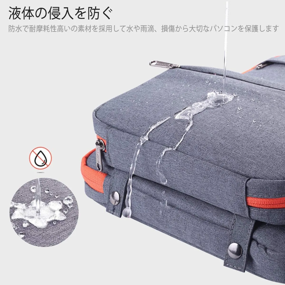 Voova Laptop Sleeve Case 15.6 Inch Compatible with MacBook Air 15 M2/M3/M4, MacBook Pro 15/16, 15-16" Hp Lenovo Dell Acer Asus, 2 in 1 Waterproof Computer Bag with Detachable Accessory Pouch, Grey