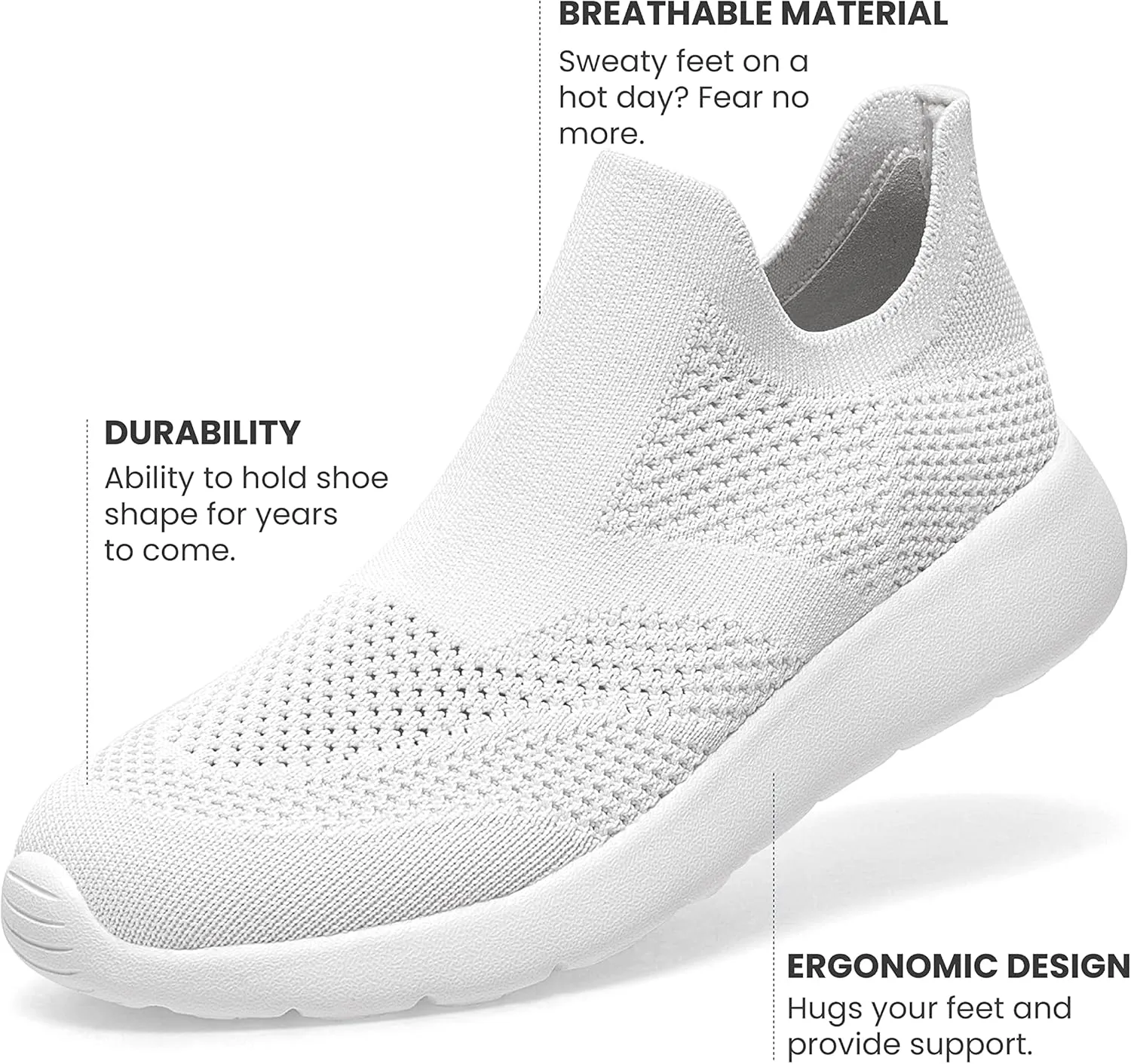 waywalk Womens Walking Shoes Slip on Sneaker for Women Lightweight Casual Shoes