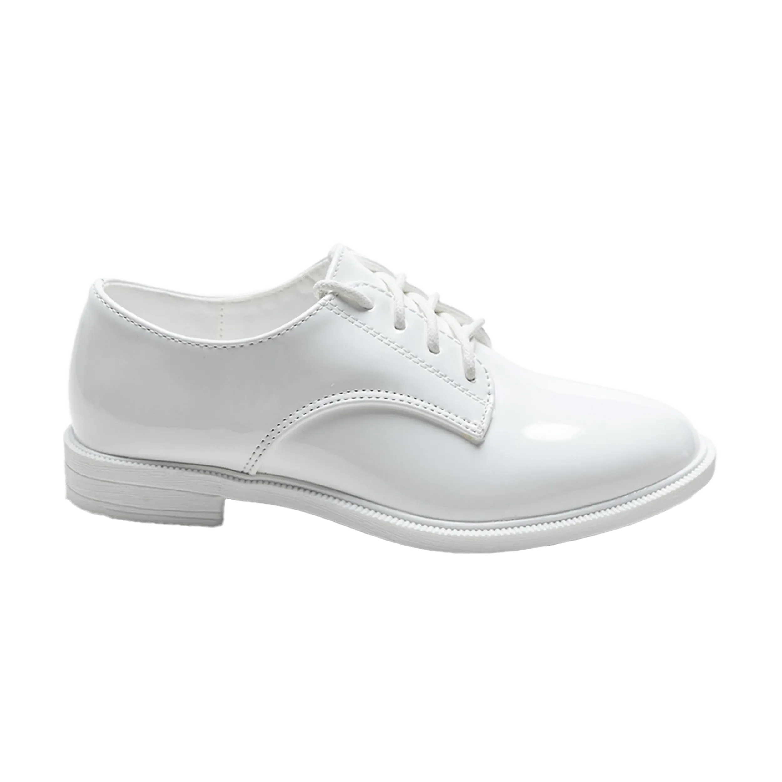 White Oxford Laced Dress Shoes