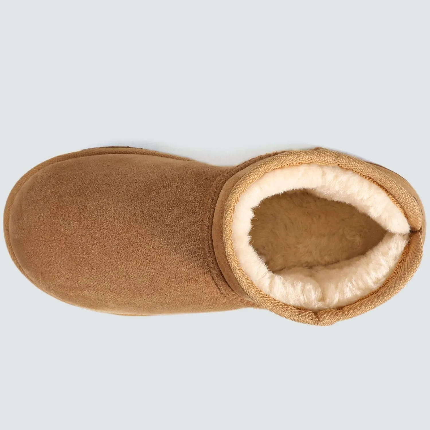 Wishcotton Women's Cozy Short Bootie Slippers, Winter Warm Hard Bottom House Shoes with Fuzzy Lining for Indoor Outdoor