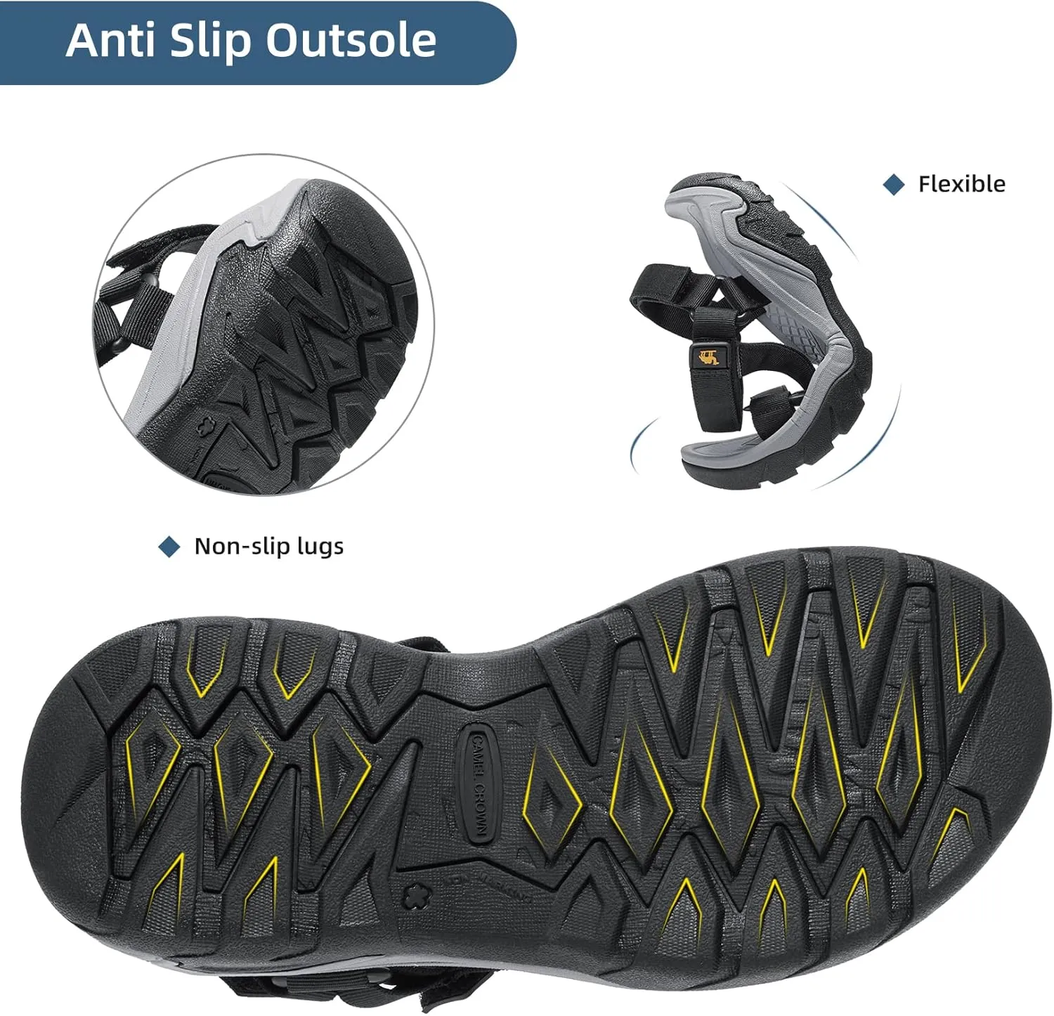 Women Athletic Sandal Fashion Casual Flat Beach Water Shoe for Outdoor Sport Walking Hiking