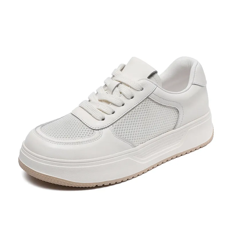 Women Minimalism Fashion Breathable Mesh Flat Sneakers