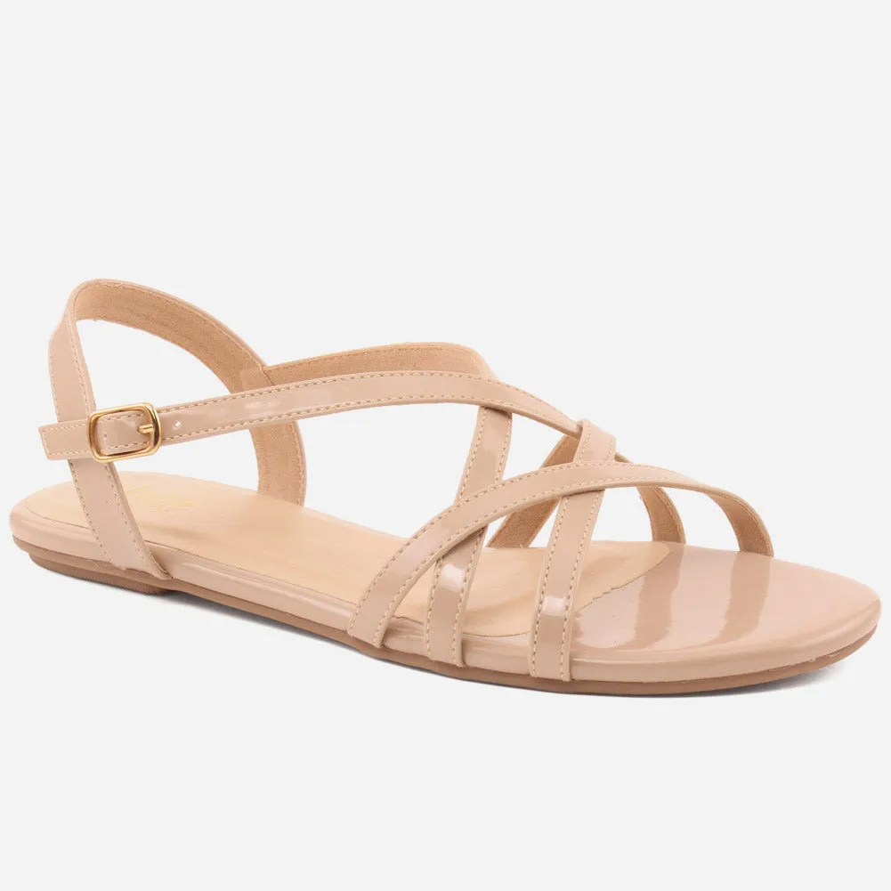 Women "SYLIVA" Cross Strap Comfortable Sandals